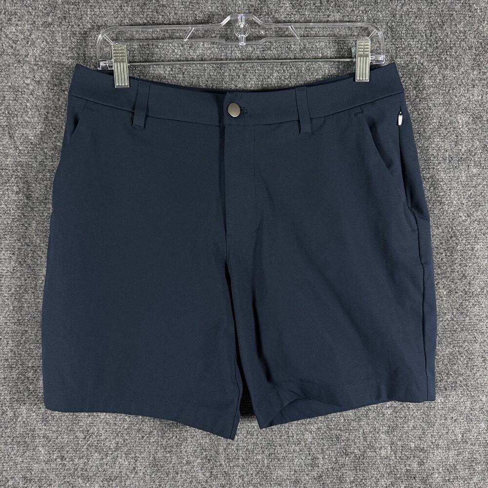 Lululemon Commission Shorts Mens 30x6 Navy Blue Stretch Golf Chino LM7BMHS